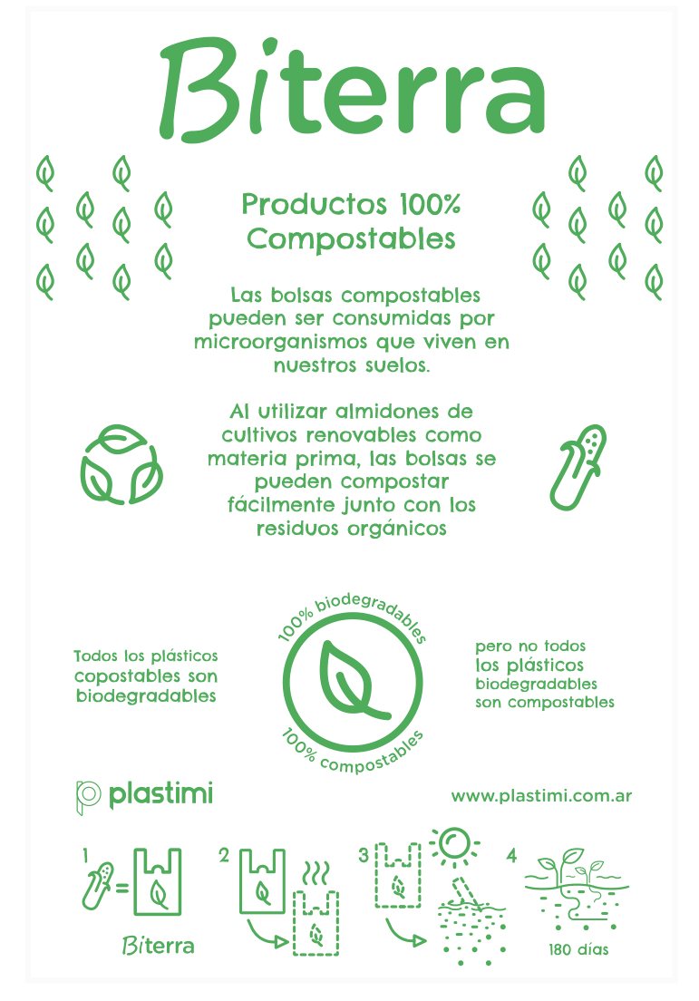 Bolsa compostable