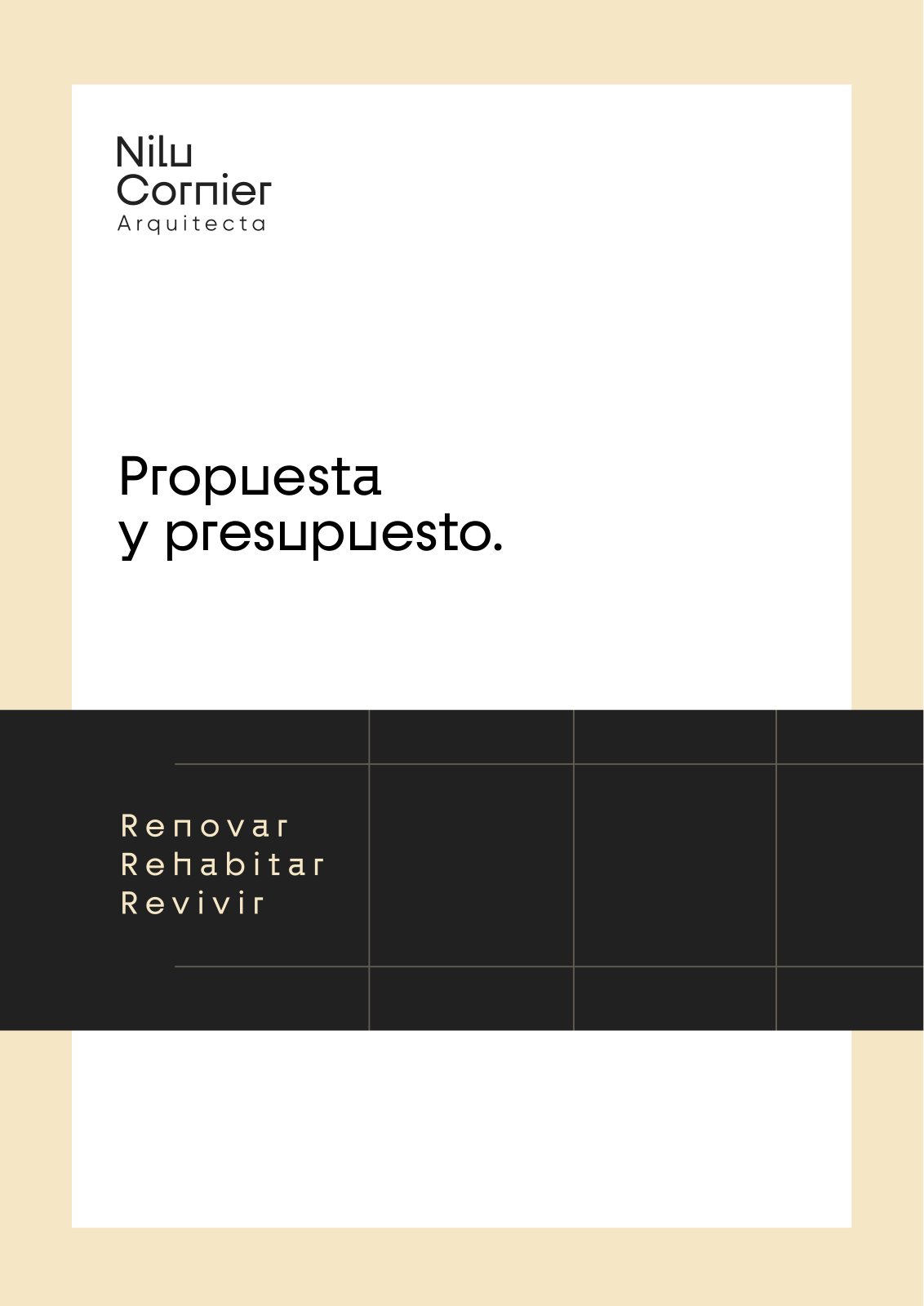 Propuesta y presupuesto
