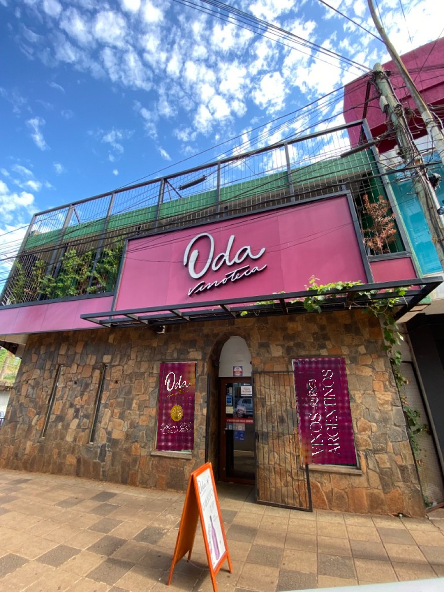 Fachada de ODA Vinoteca