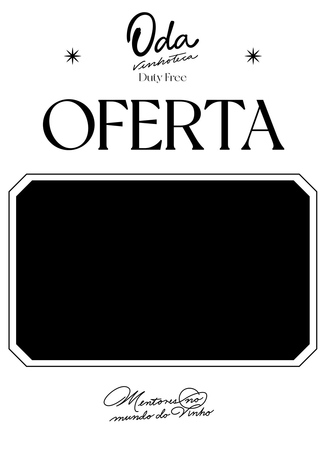 Cartel de ofertas