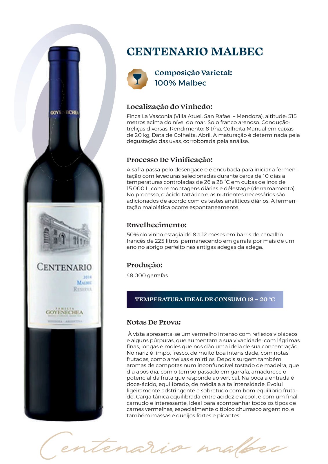 Catálogo · ficha de vino