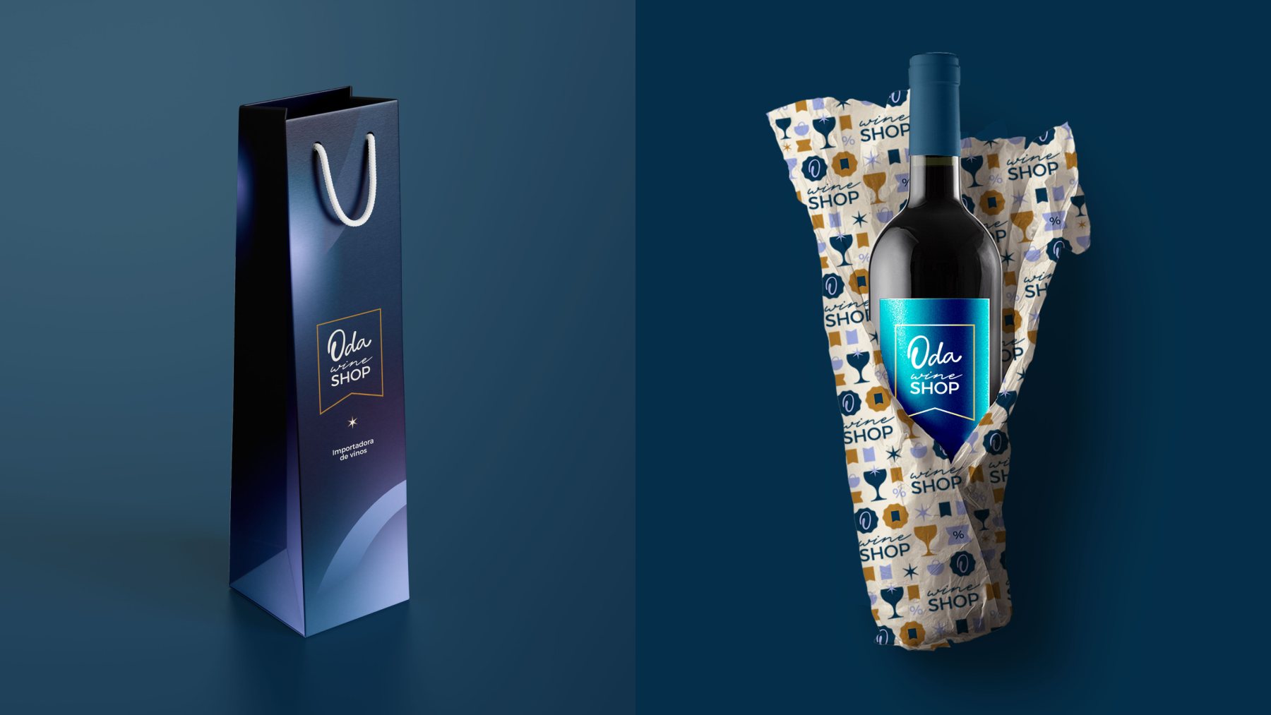 Bolsa y papel de seda