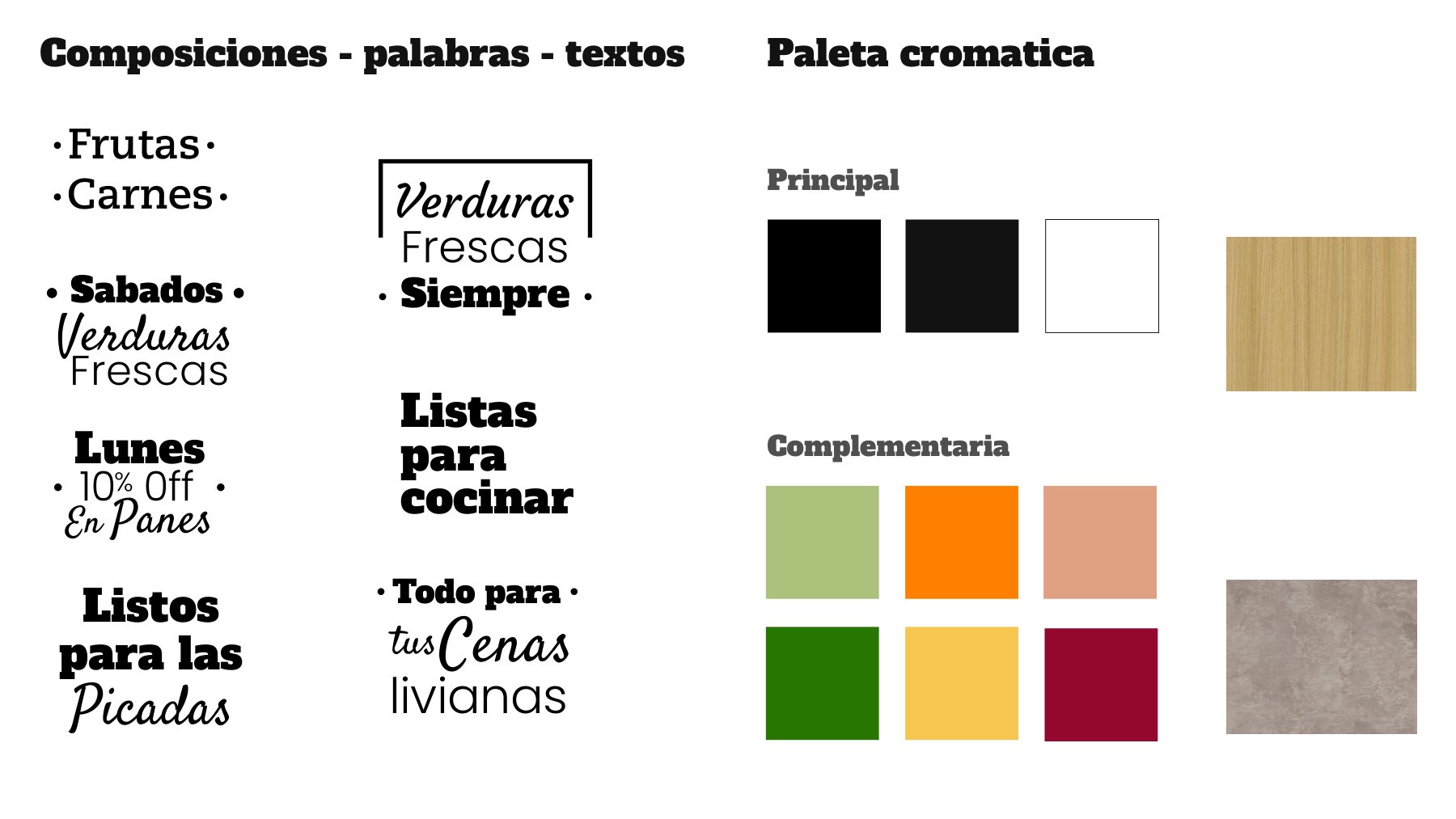 Palabras y color