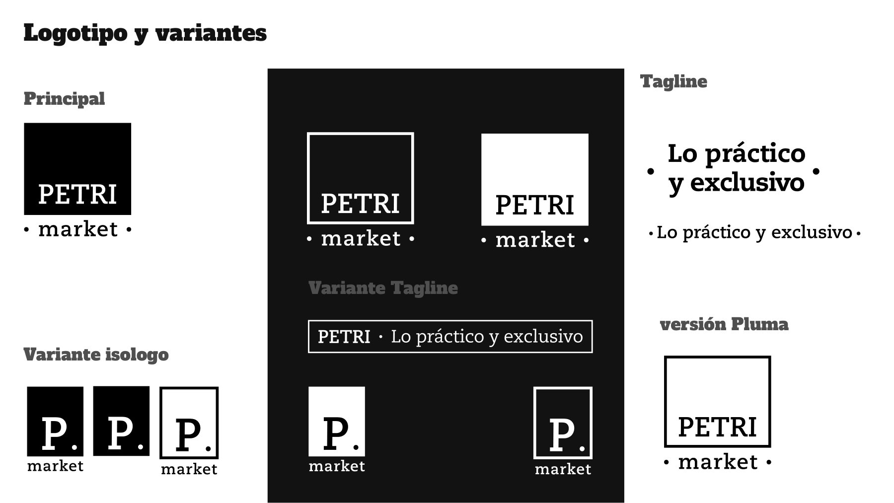 Logotipo y variantes