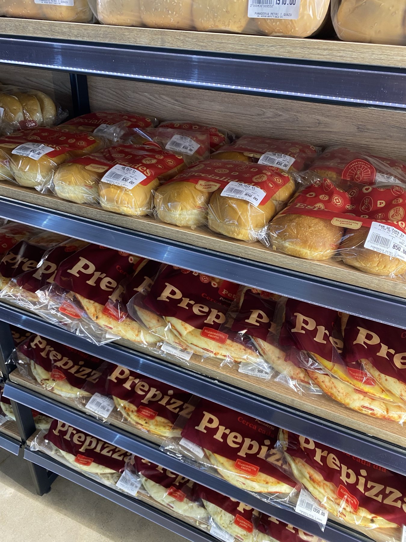 Prepizza · góndola