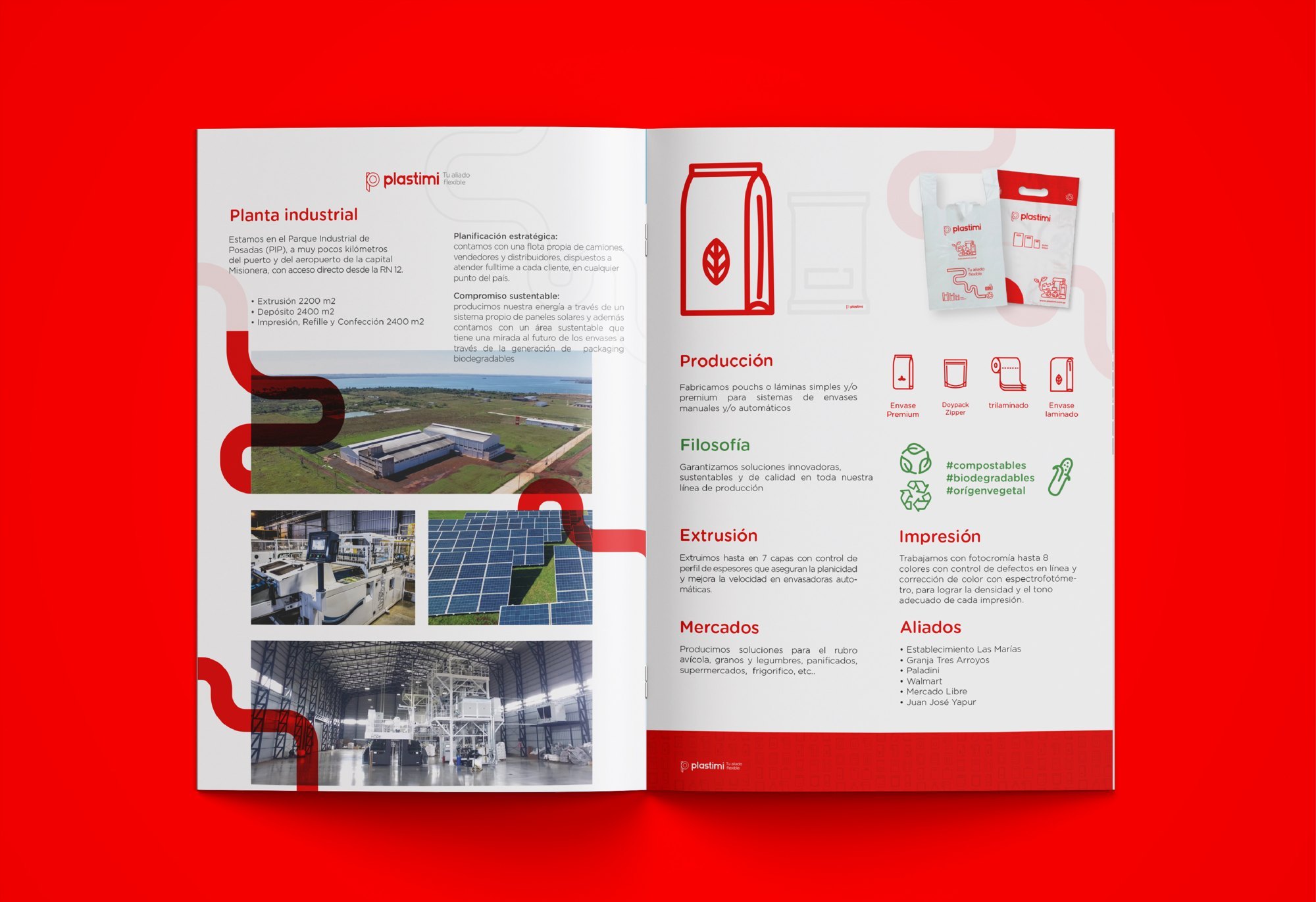 Brochure · planta industrial